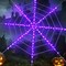 LED Spider Web Outdoor Party Props Light Up Cobweb Lighting Decor For Halloween